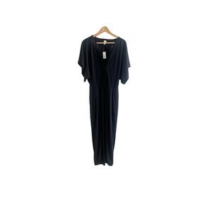 Gap Women’s Black Jogger Jumpsuit Dolman Sleeve NWT Size XS Lagenlook Minamalist